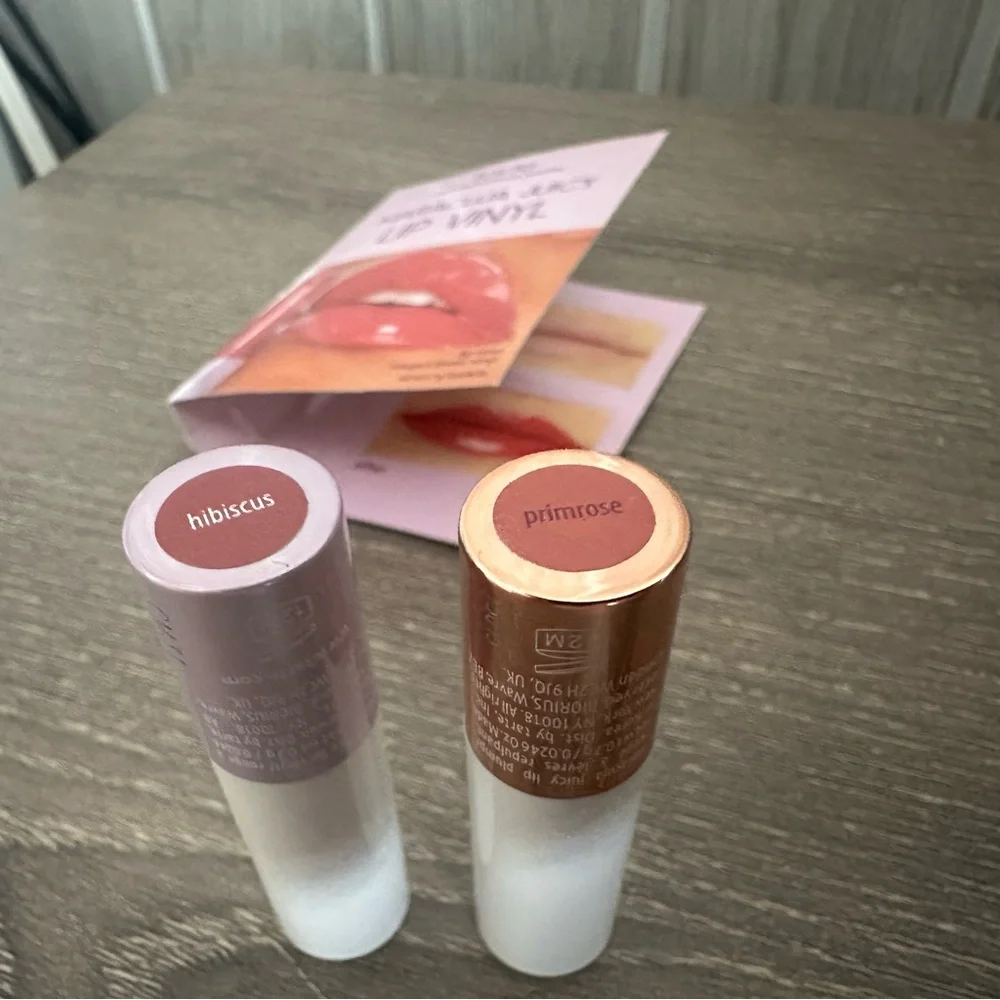 Tarte Lip Plump Primrose Lip Vinyl Hibiscus Travel